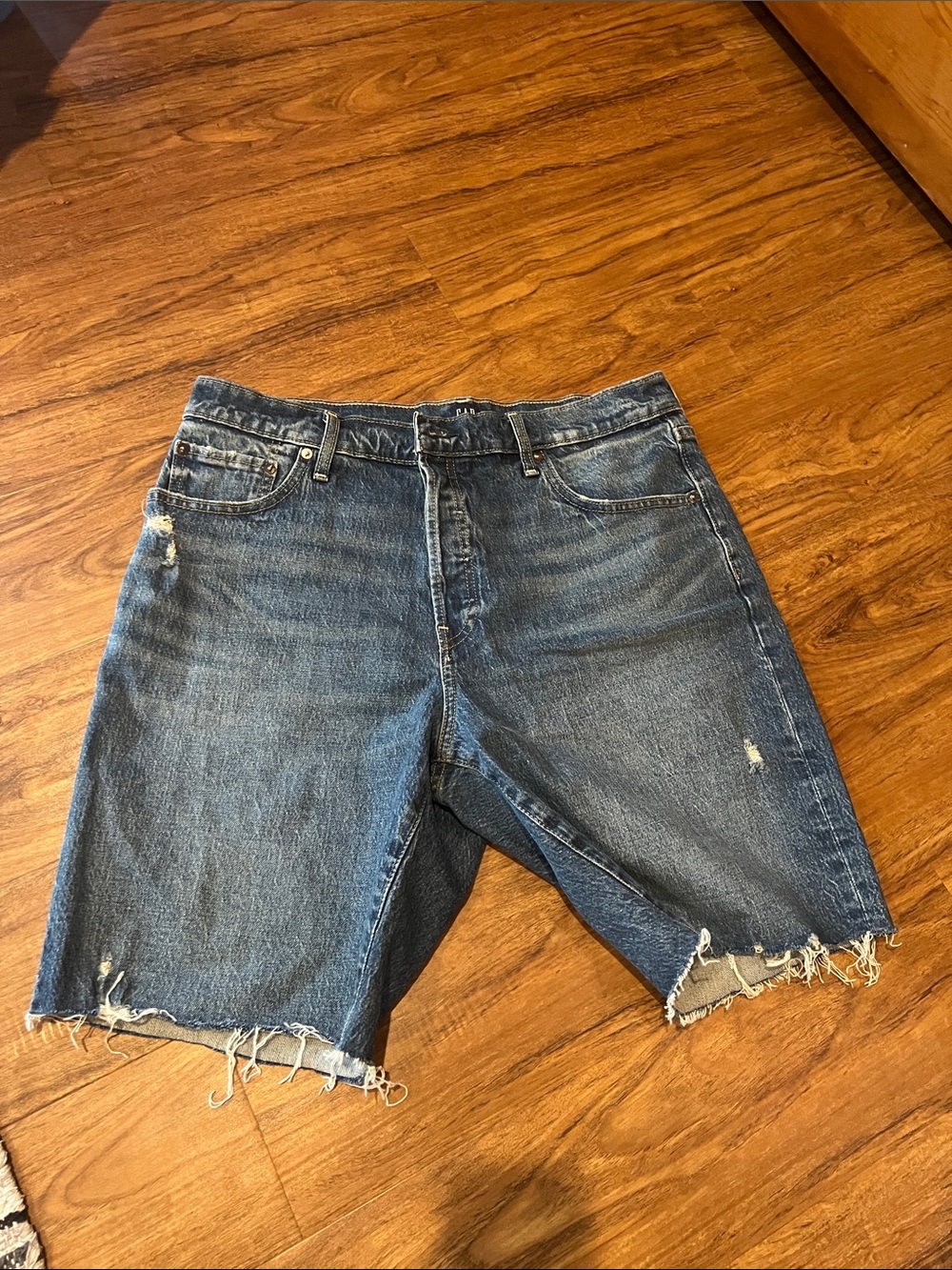 GAP Blue Denim Bermuda Shorts